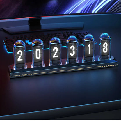 RGB Glow Tubes Clock