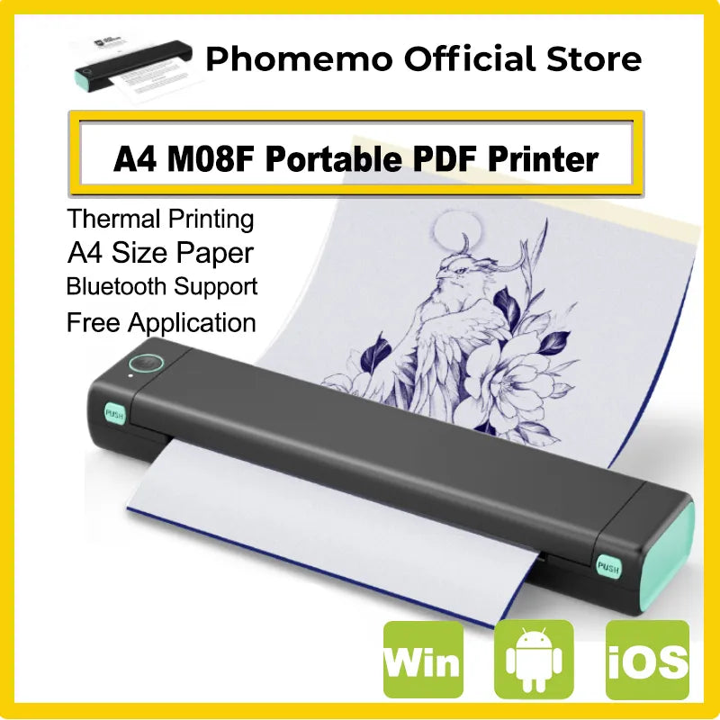 Portable Wireless A4 Printer